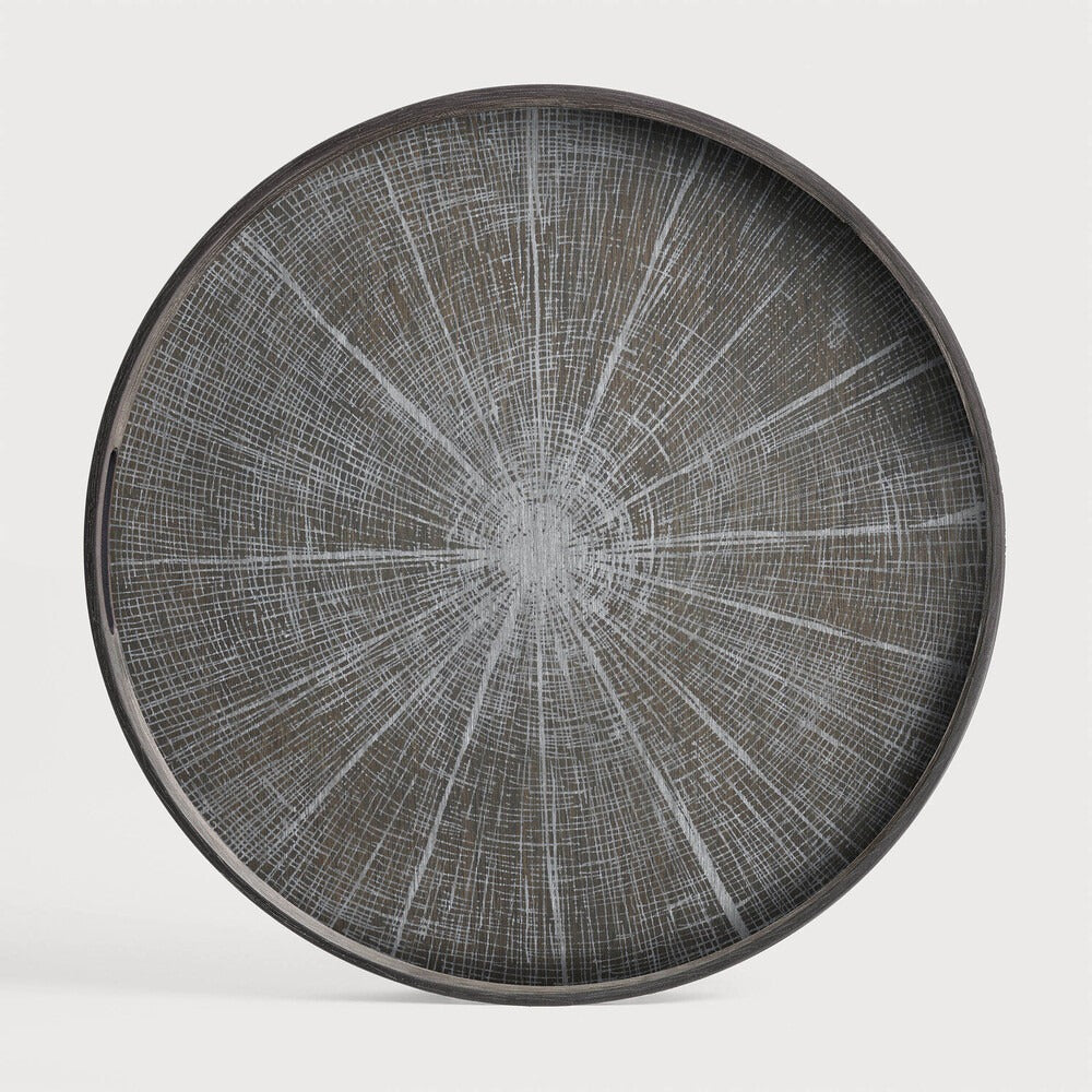 White Slice Wooden Tray