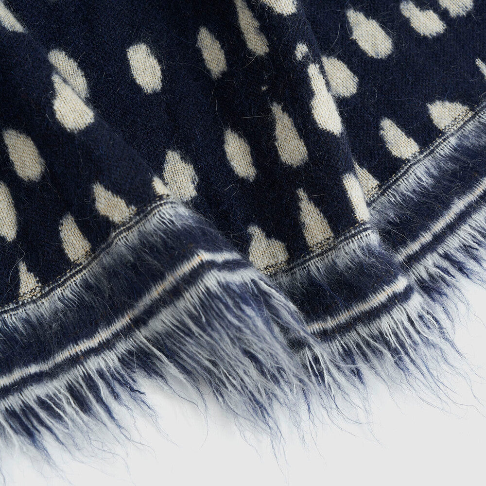 Navy Dot Throw