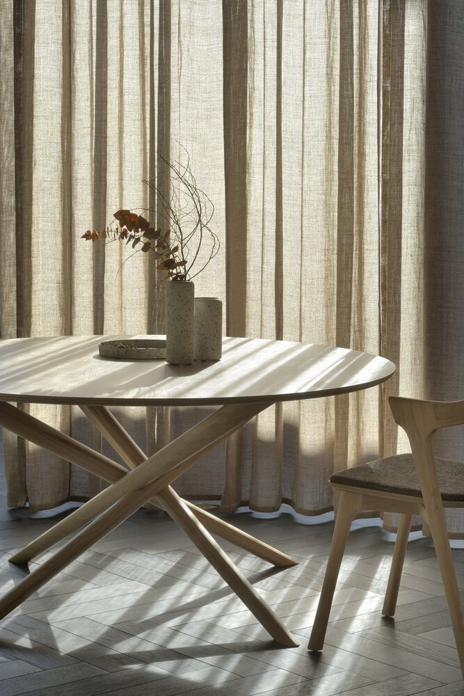 Oak Mikado Round Dining Table
