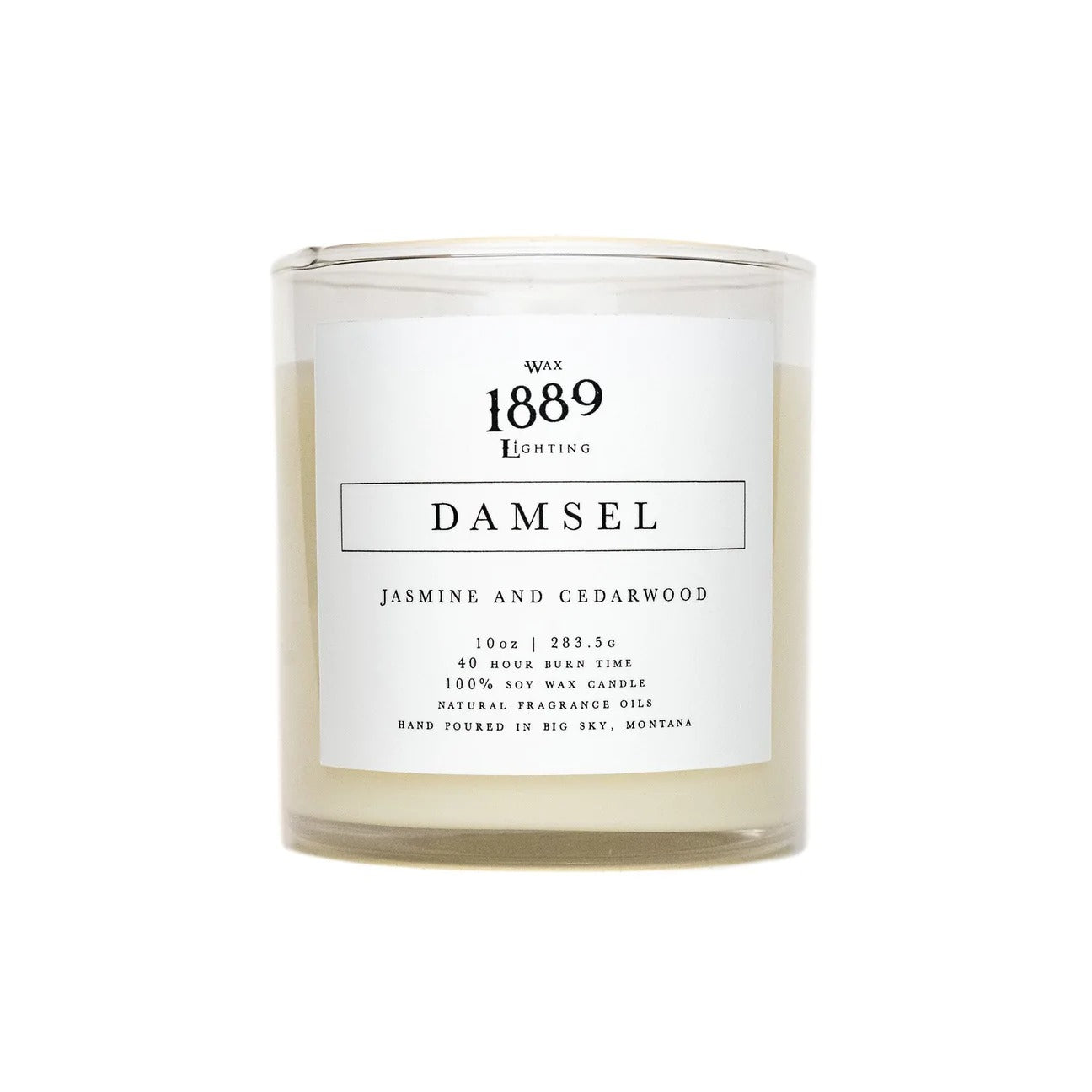 1889 Wax Lighting | Matte Black Candle
