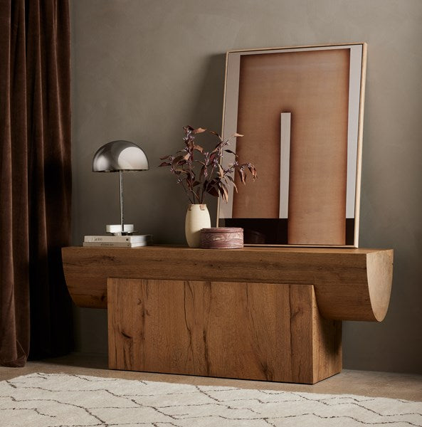 Elbert Console Table | Natural Oak