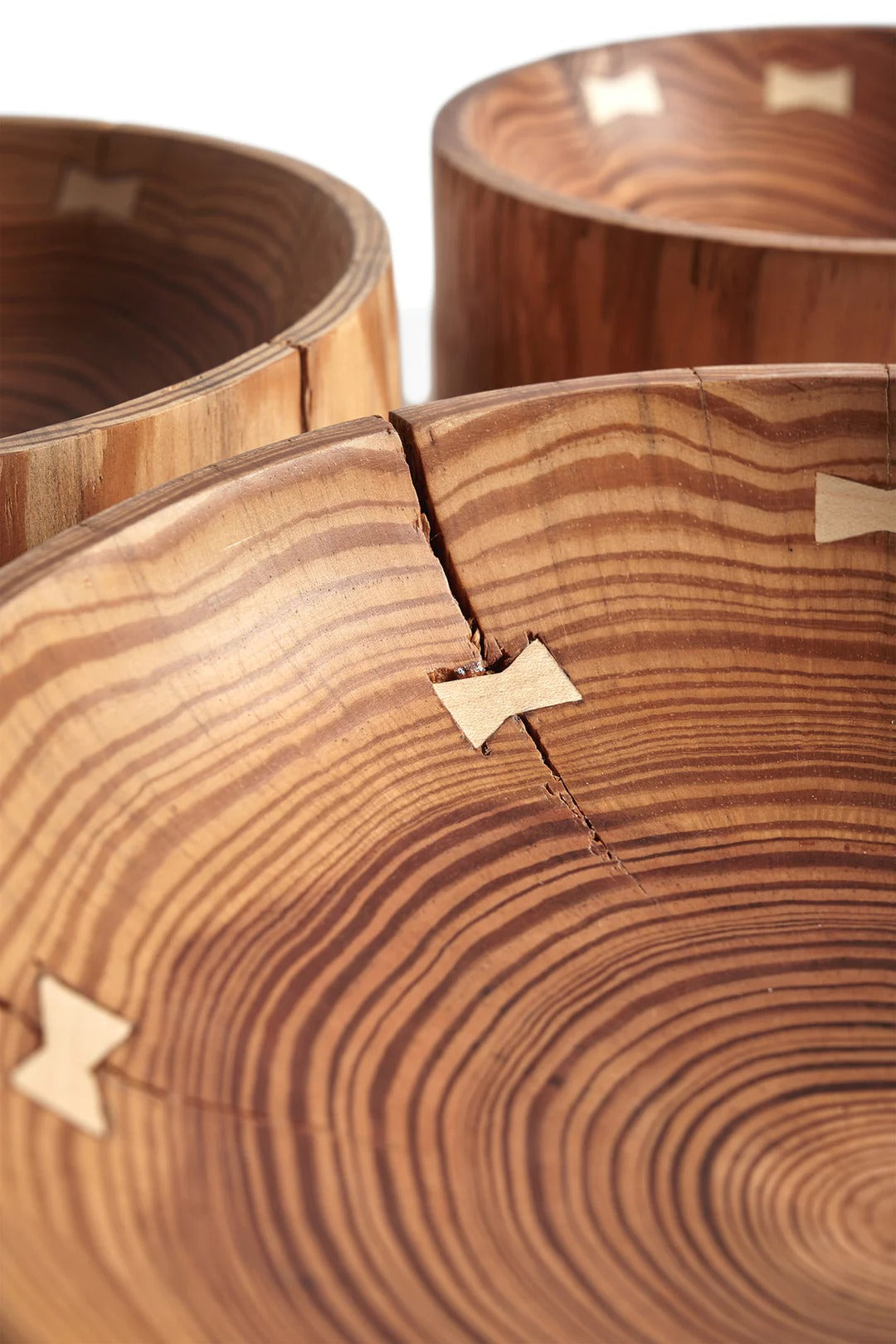Natural Pine Bowls Set of 3