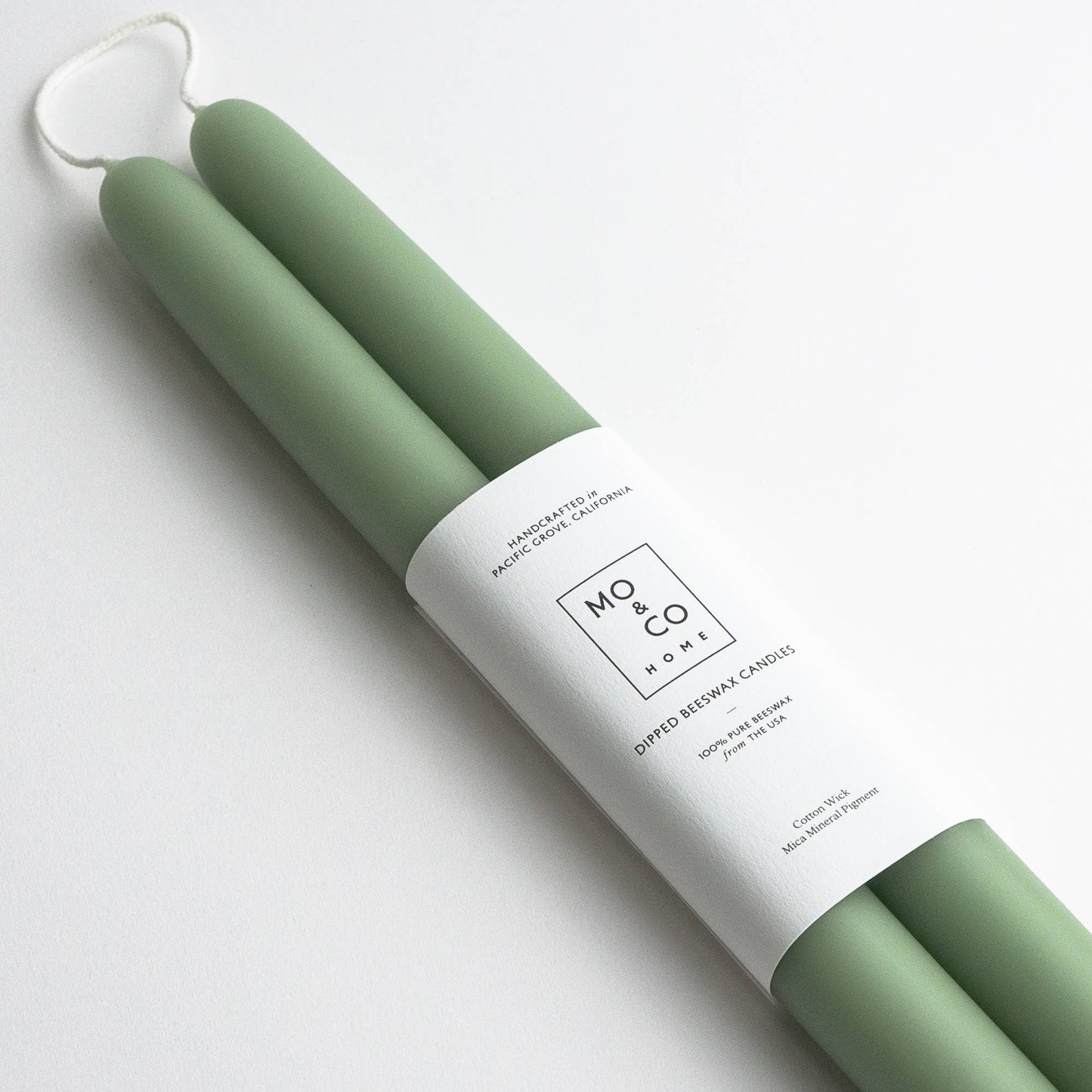 100% Beeswax Dipped Candles | Rosemary