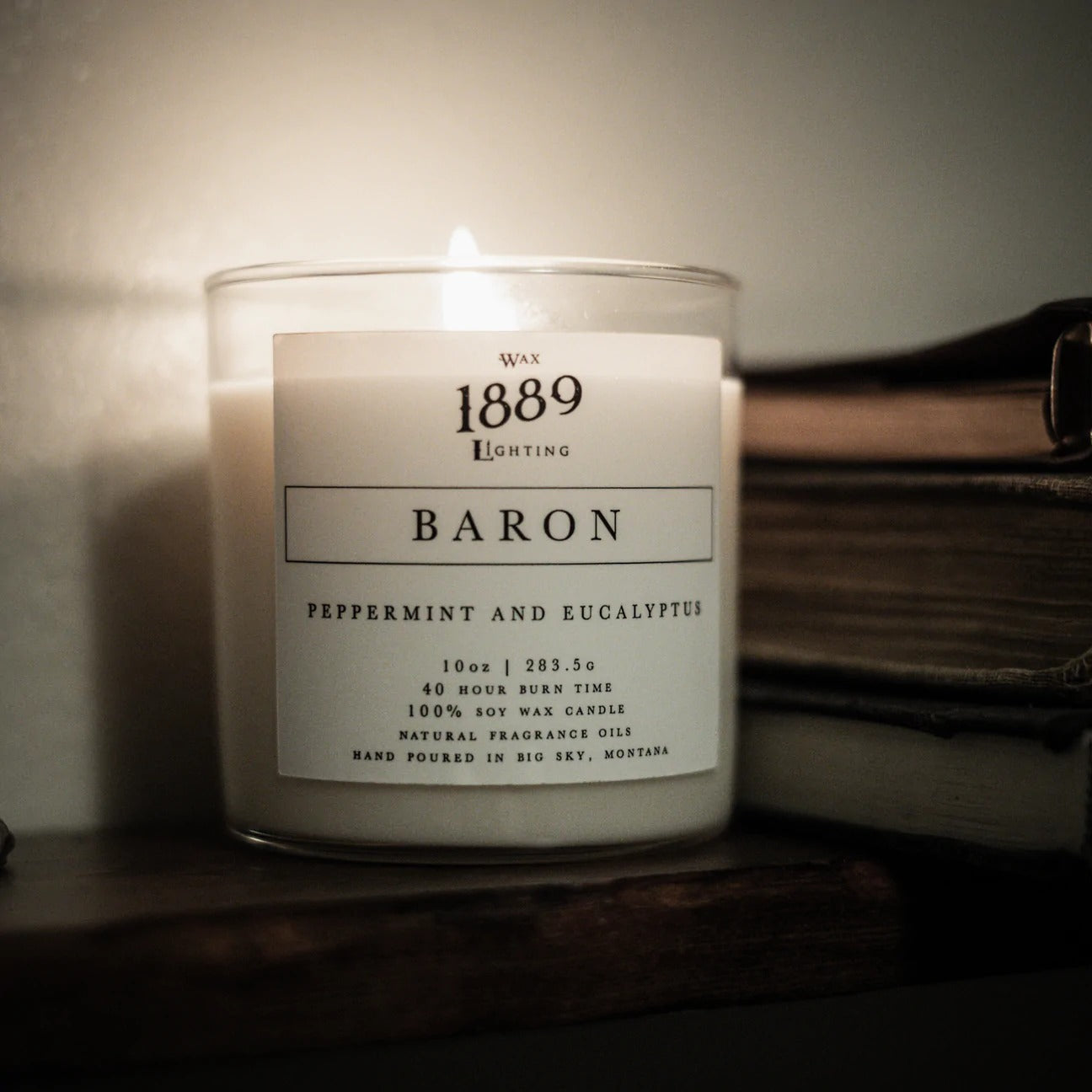 1889 Wax Lighting | Matte Black Candle