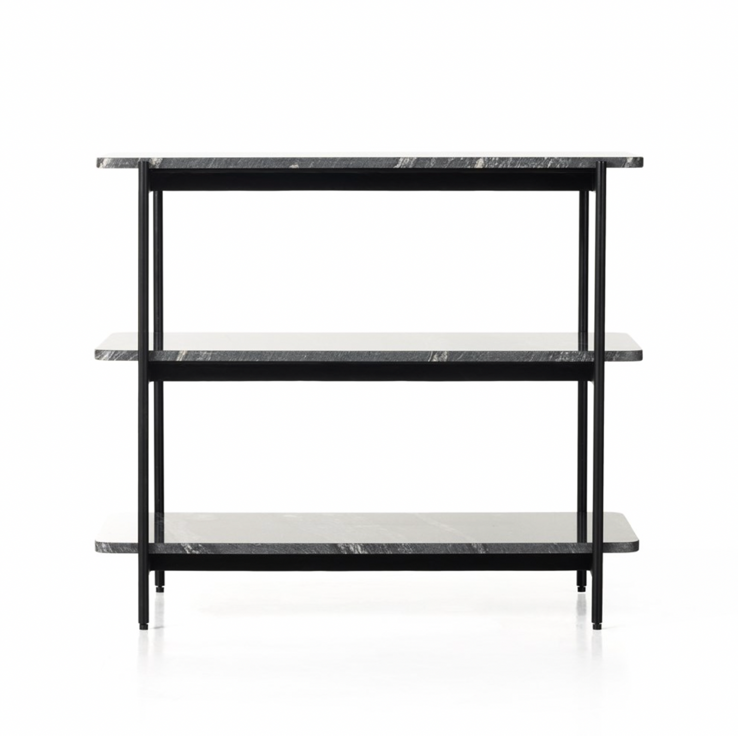 Jasper Nightstand - Iron Matte Black