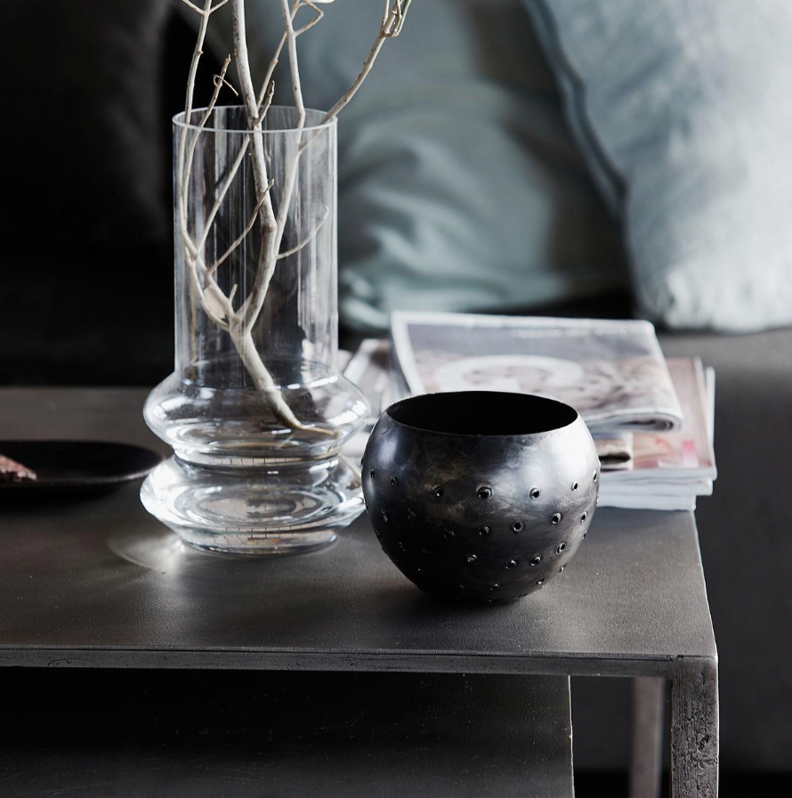 Clear Formed Vase