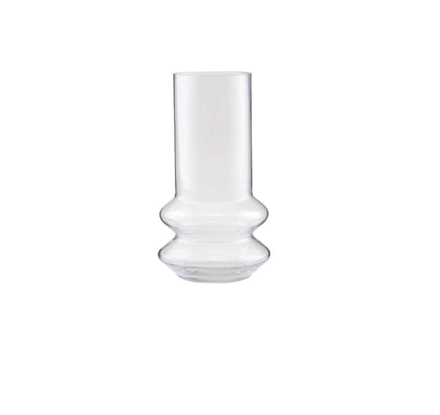 Clear Formed Vase