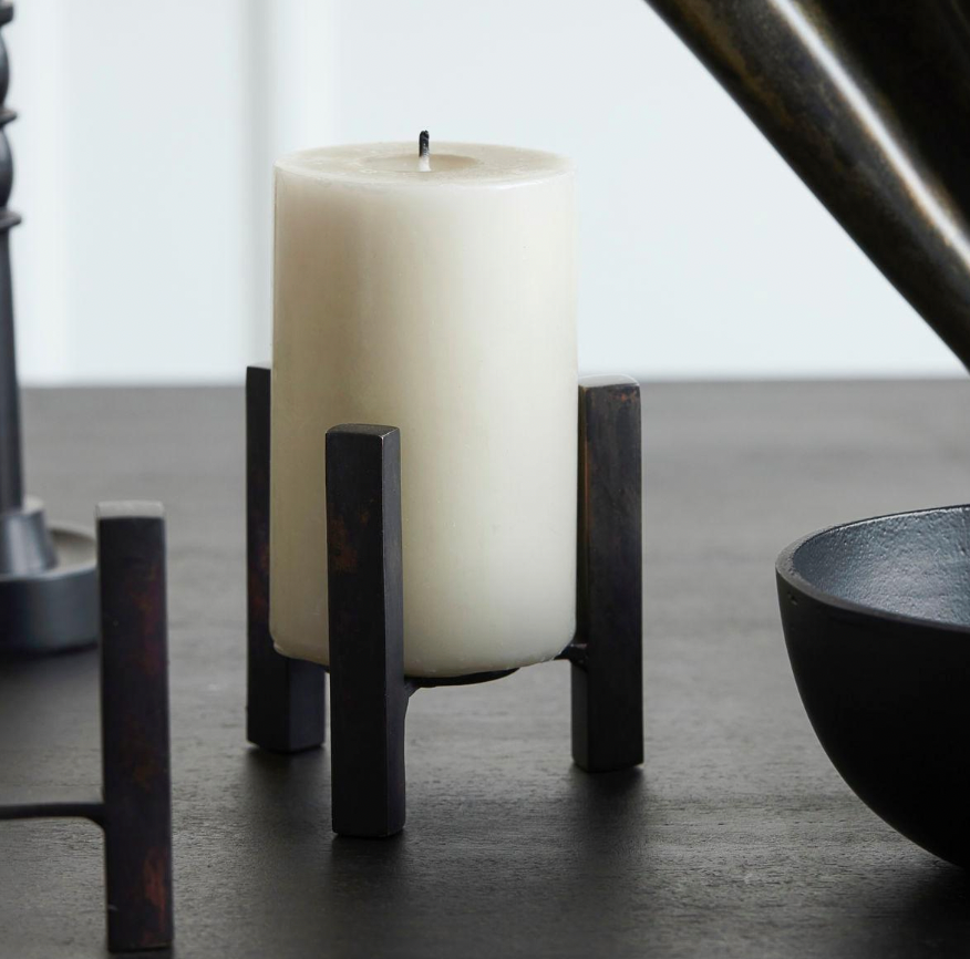 Candle Holder, Bejo Antique Brown