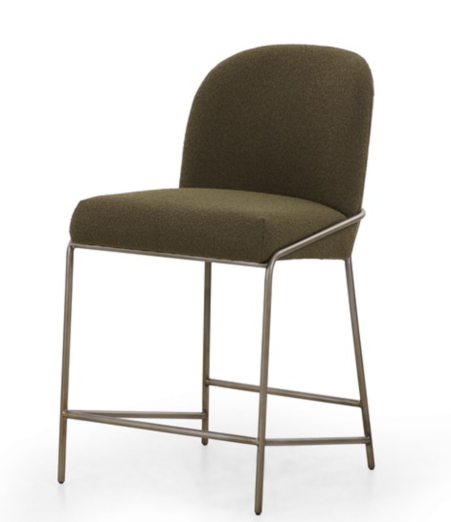 Astrud Stool-Fiqa Boucle Olive-Counter