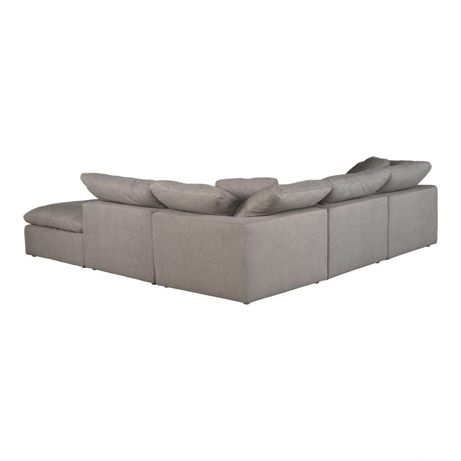 Clay Sectional Sofa and Ottoman