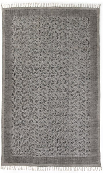 Flatweave Faded Print Rug, 9'x12'