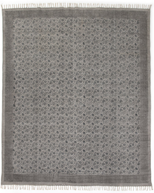 Flatweave Faded Print Rug, 8X10'