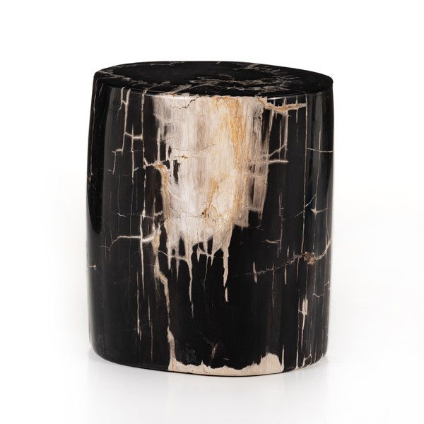 Kos End Table | Dark Petrified Wood
